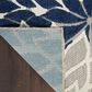 Nourison Aloha ALH05 2"3" x 12" Ivory and Navy Indoor/Outdoor Runner, , large