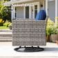 HOMLUX 9-Piece Wicker Sectional Patio Furniture Set in Navy Blue, , large