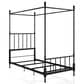 Furniture of America Elliot Twin Canopy Bed in Black, , large