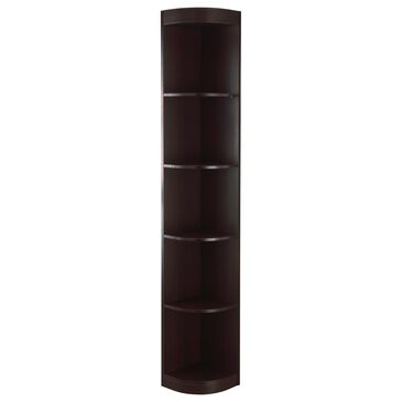 Furniture of America Lucero Display Bookcase in Cappuccino, , large