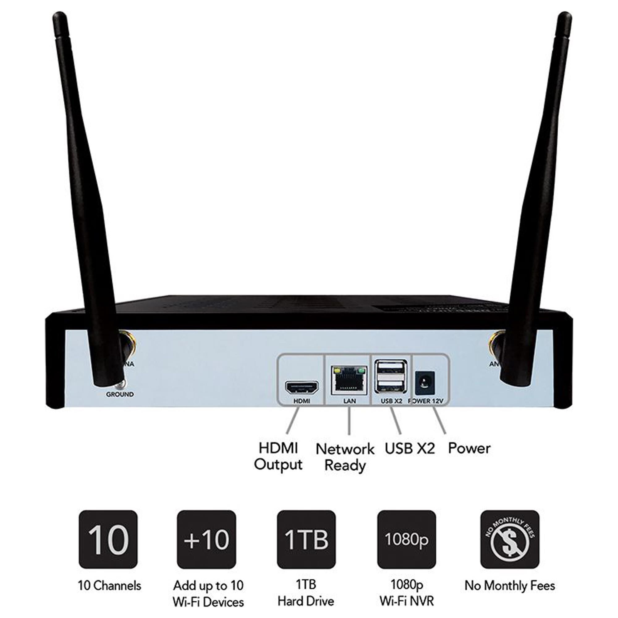 Night owl 1080p hot sale smart security system