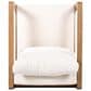 Hearth and Haven Outdoor Club Chair with Oversized Seat and Cushions in Beige, , large