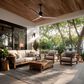 Minka-Aire Tempri 56" Indoor/Outdoor Ceiling Fan with LED Light in Coal, , large