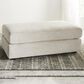Ashley Soletren Oversized Accent Ottoman in Stone, , large