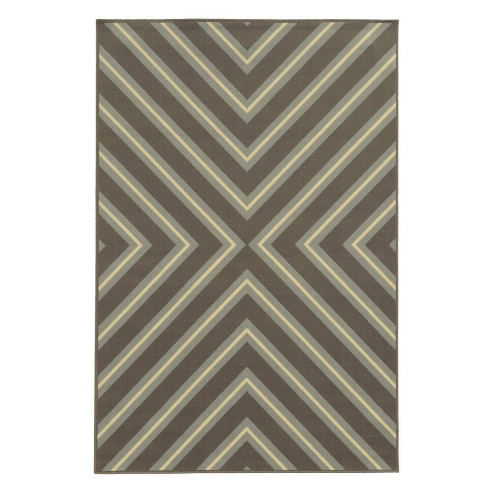 Oriental Weavers Riviera 4589D 8"6" x 13" Grey Area Rug, , large