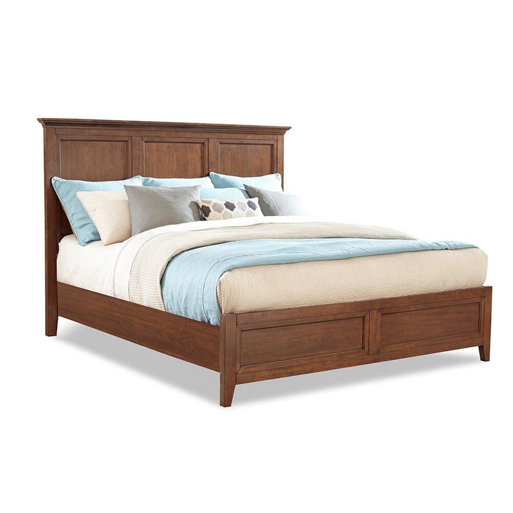 Hawthorne Furniture San Mateo 4-Piece King Panel Bedroom Set in Tuscan, , large