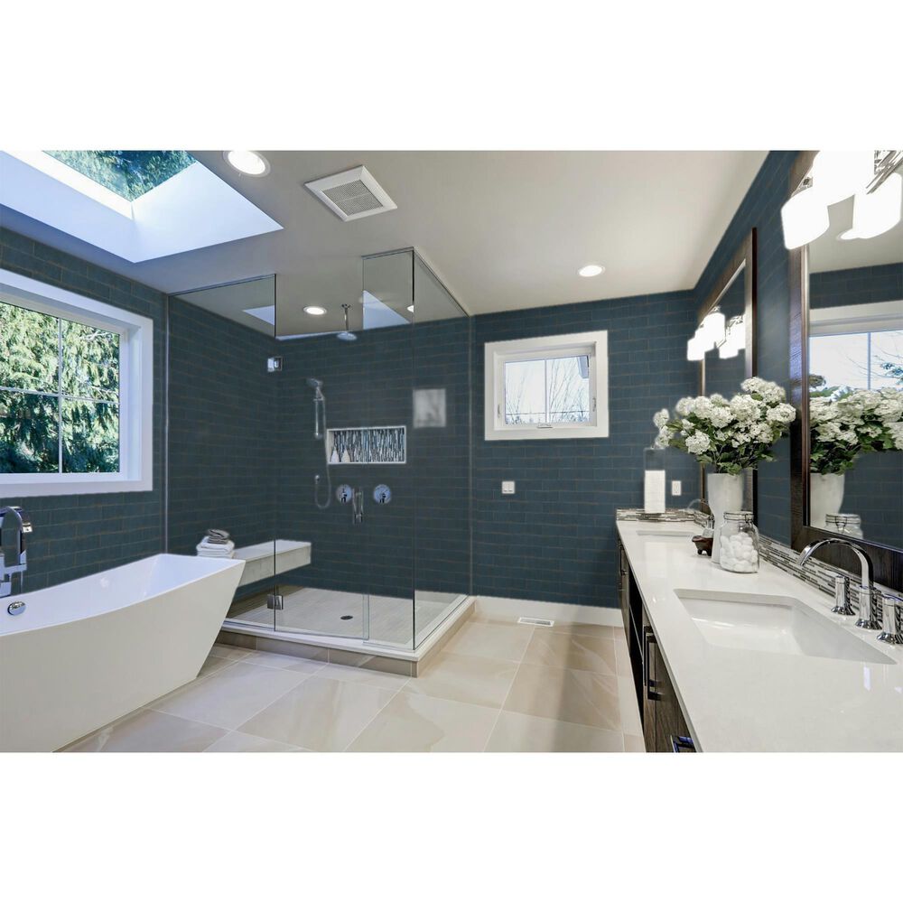 Emser Inhale Azul 4&quot; x 12&quot; Porcelain Tile, , large