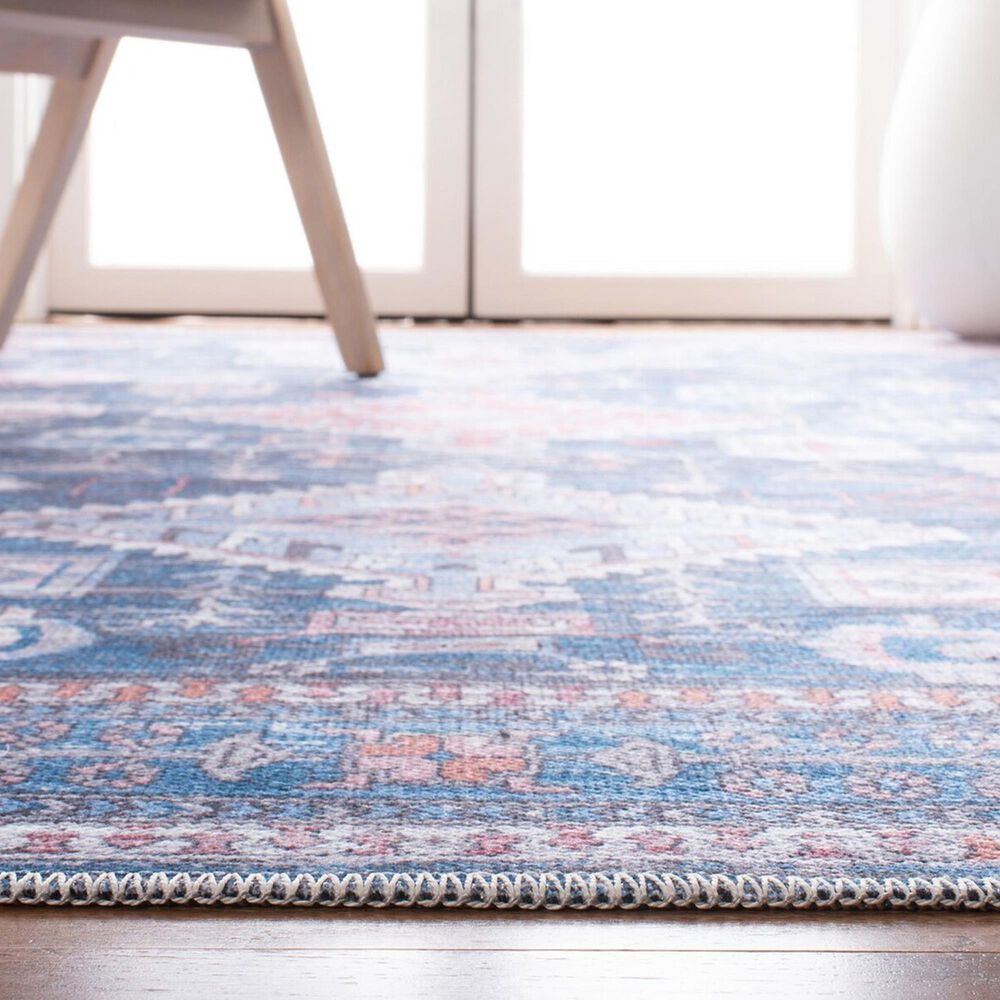 Safavieh Serapi Bohemian 4&#39; x 6&#39; Blue and Ivory Area Rug, , large