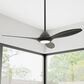 Hunter Surea 56" Outdoor Ceiling Fan in Matte Black, , large
