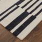 Feizy Maguire 8901F 5" x 8" Ivory and Black Area Rug, , large