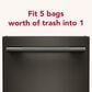 KitchenAid 15" Built-In Trash Compactor with Odor Management System in Black Ore, , large