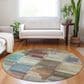 Dalyn Rug Company Ravenna RN10 8" Round Putty Area Rug, , large