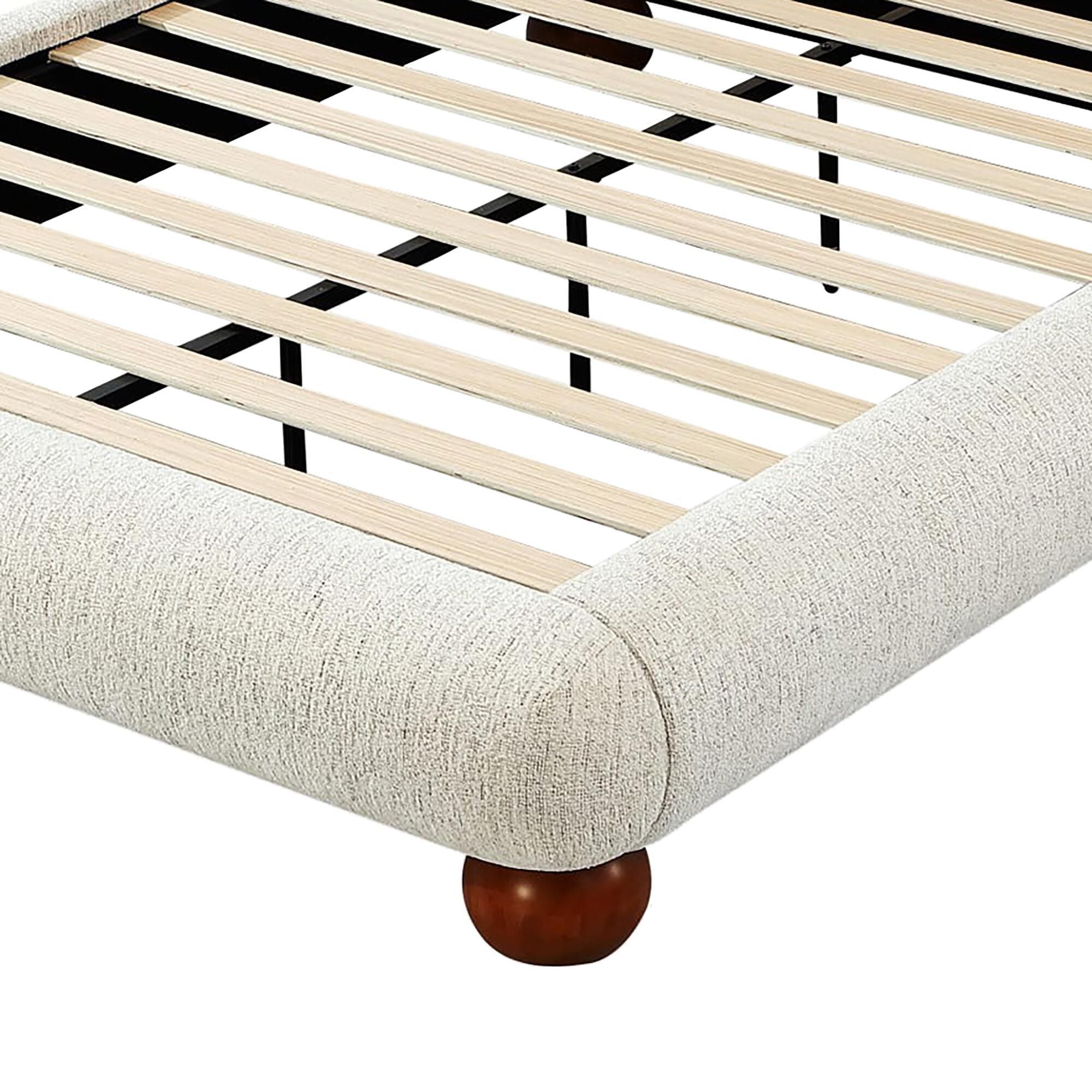 ADA ペナックP 37B Anansi Afra Queen Platform Bed in Chinchilla