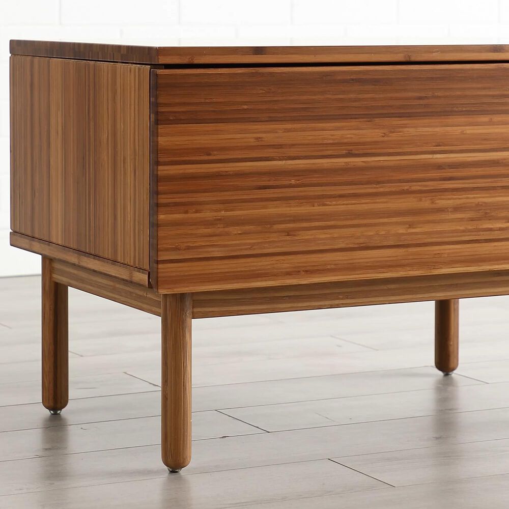 Natural Bamboo Furnishings Malibu 1 Drawer Nightstand, , large