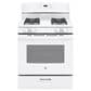 GE Appliances 4.8 Cu. Ft. Freestanding Gas Range in White, , large