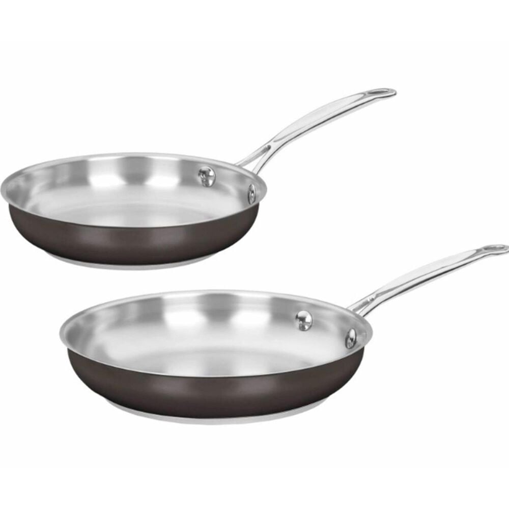 Cuisinart 11-Piece Black Stainless Steel Cookware Set, , large