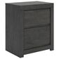 Ashley Fraluna 2-Drawer Nightstand in Dark Charcoal, , large