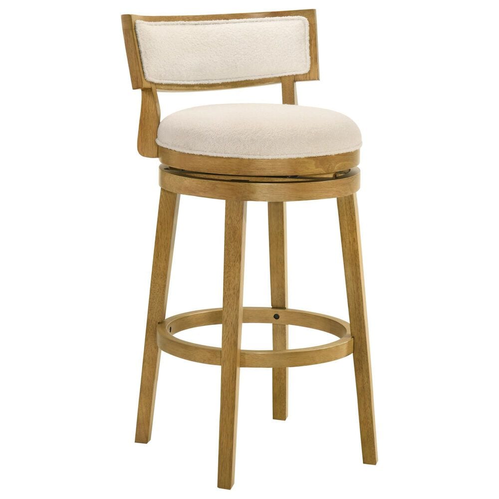 Armen Living Noely Bar Height Stool in Amber Glow, , large