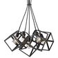 Golden Lighting Cassio 5-Light Pendant in Matte Black, , large