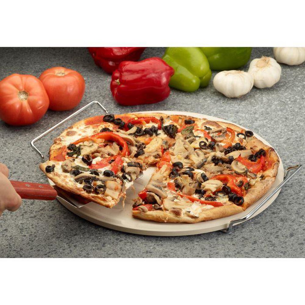 Fante&#39;s 13&quot; Cousin Diana&#39;s Pizza Stone in Silver, , large