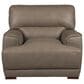 Bordeaux & Co Leather Accent Chair in Goodland Grey, , large