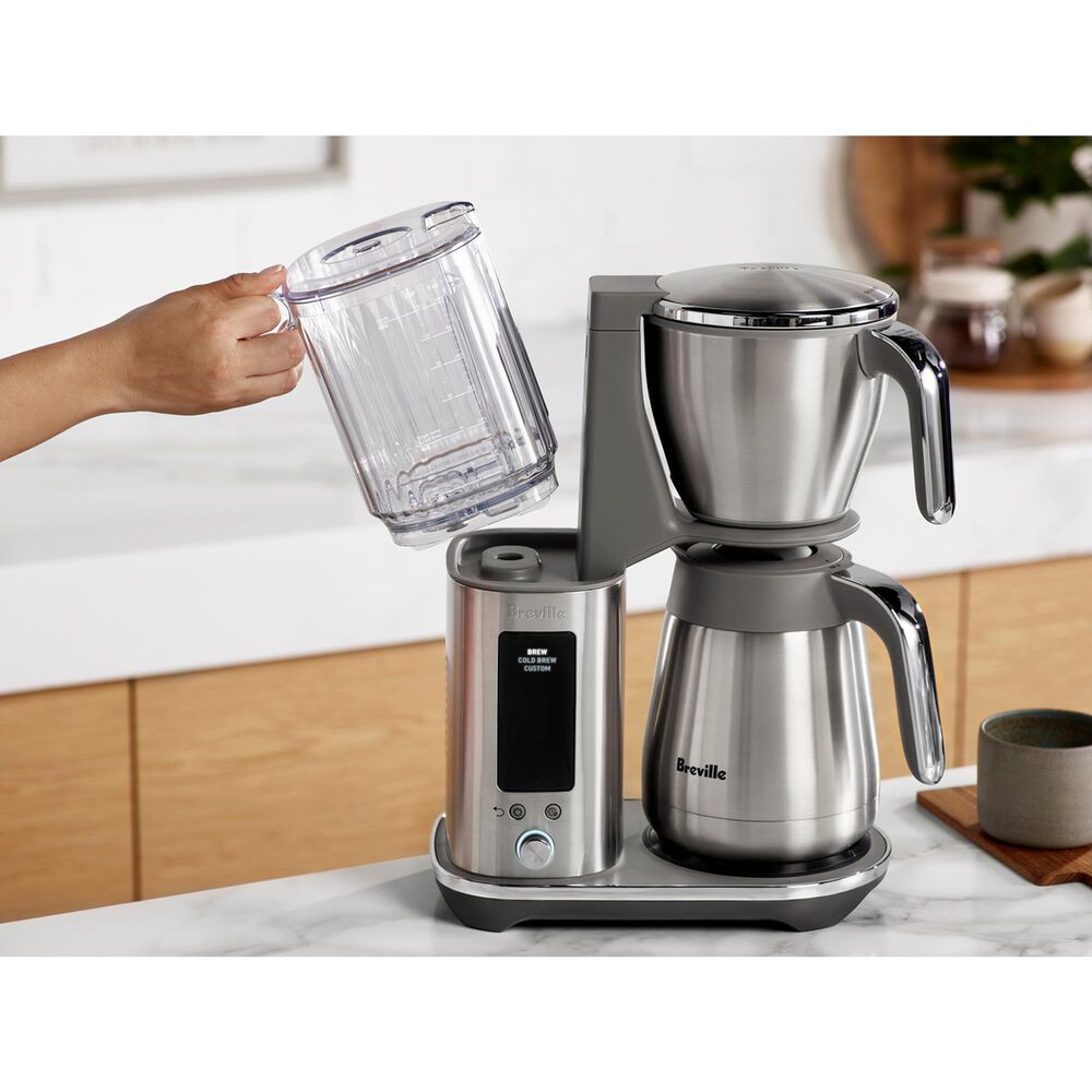 Breville Luxe Brewer 12-Cup Drip Coffee Maker with Thermal Carafe in Brushed Stainless Steel, , large