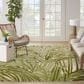 Nourison Aloha ALH41 5"3" x 7"5" Ivory and Green Indoor/Outdoor Area Rug, , large