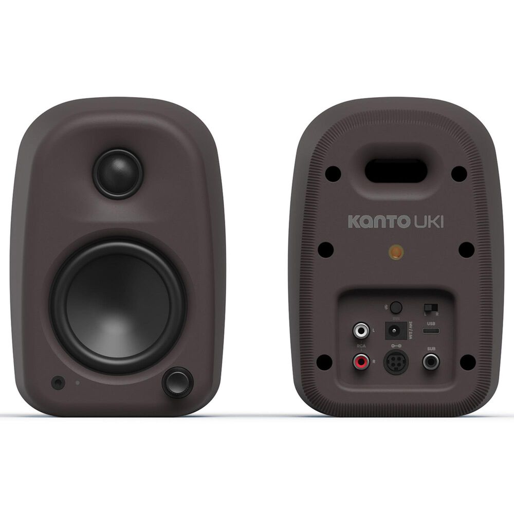 Kanto UKI Desktop Speakers with Bluetooth in Pumice (Pair), , large