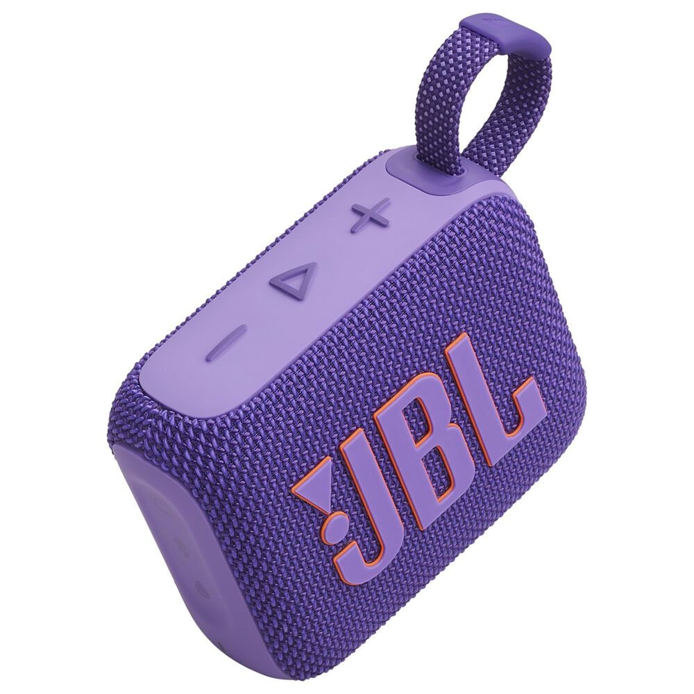 JBL Go 4 Portable Waterproof Bluetooth Speaker in Purple, , large