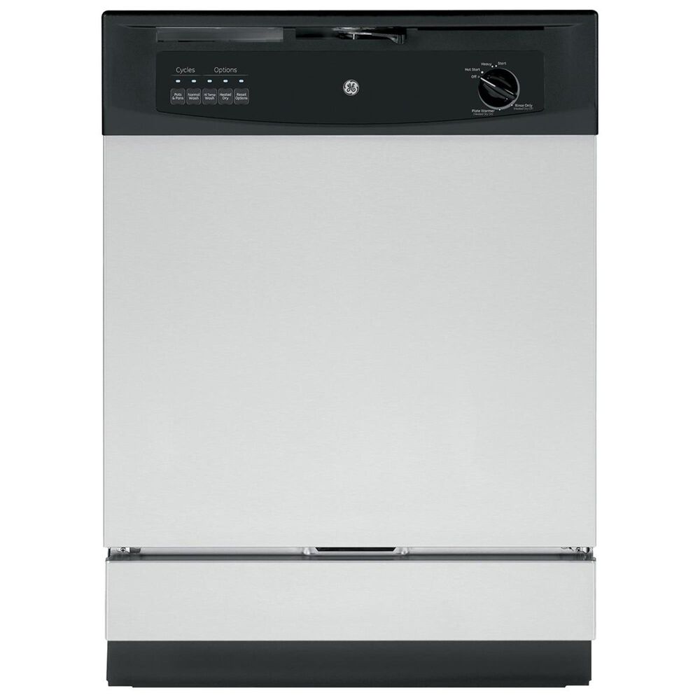 GE Appliances 24" Built-In Dishwasher in Stainless Steel, , large