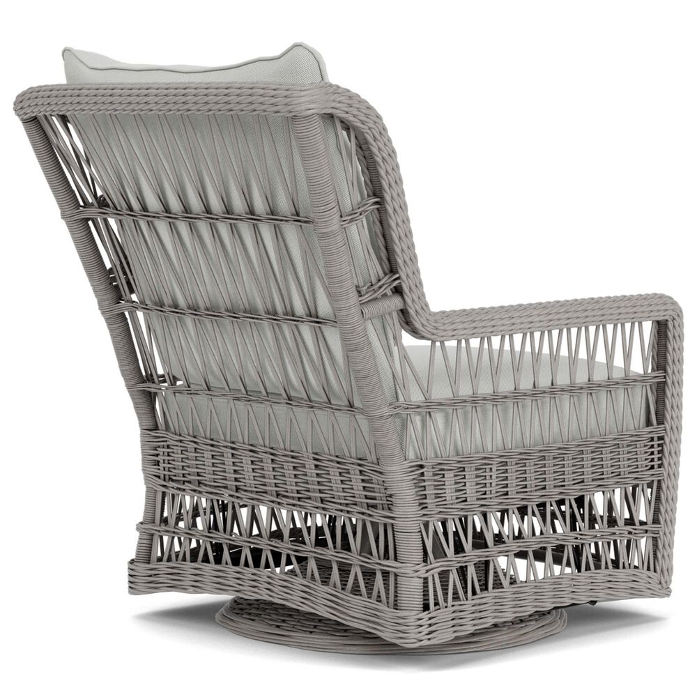 Lloyd Flanders Mackinac Swivel Glider Lounge Chair in Bright Side Fog, , large