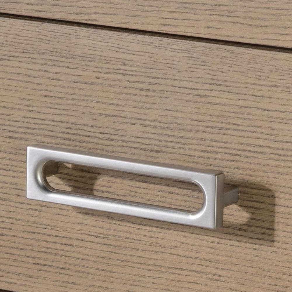 St Claire Home Theo 1 Drawer Nightstand in Desert Oak with USB Ports, , large