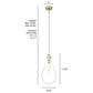 Hunter Lundin 9" 1-Light Pendant in Noble Bronze, , large
