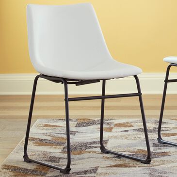 Signature Design by Ashley Centiar Side Chair in White, , large