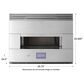 Monogram 30" Smart Flush Hearth Electric Single Wall Oven in Stainless Steel, , large