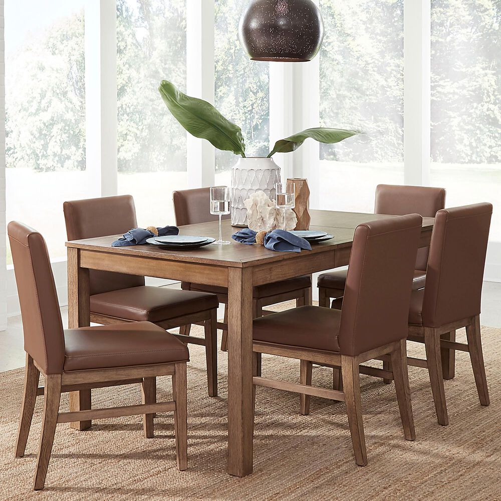 Home Styles Big Sur 7-Piece Dining Set in Brown, , large