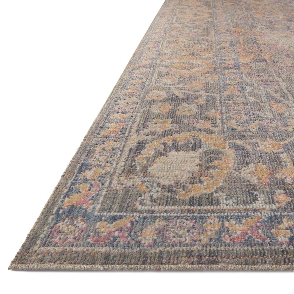 Chris Loves Julia x Loloi Rosemarie 6&#39;3&quot; x 9&#39; Stone and Multicolor Area Rug, , large