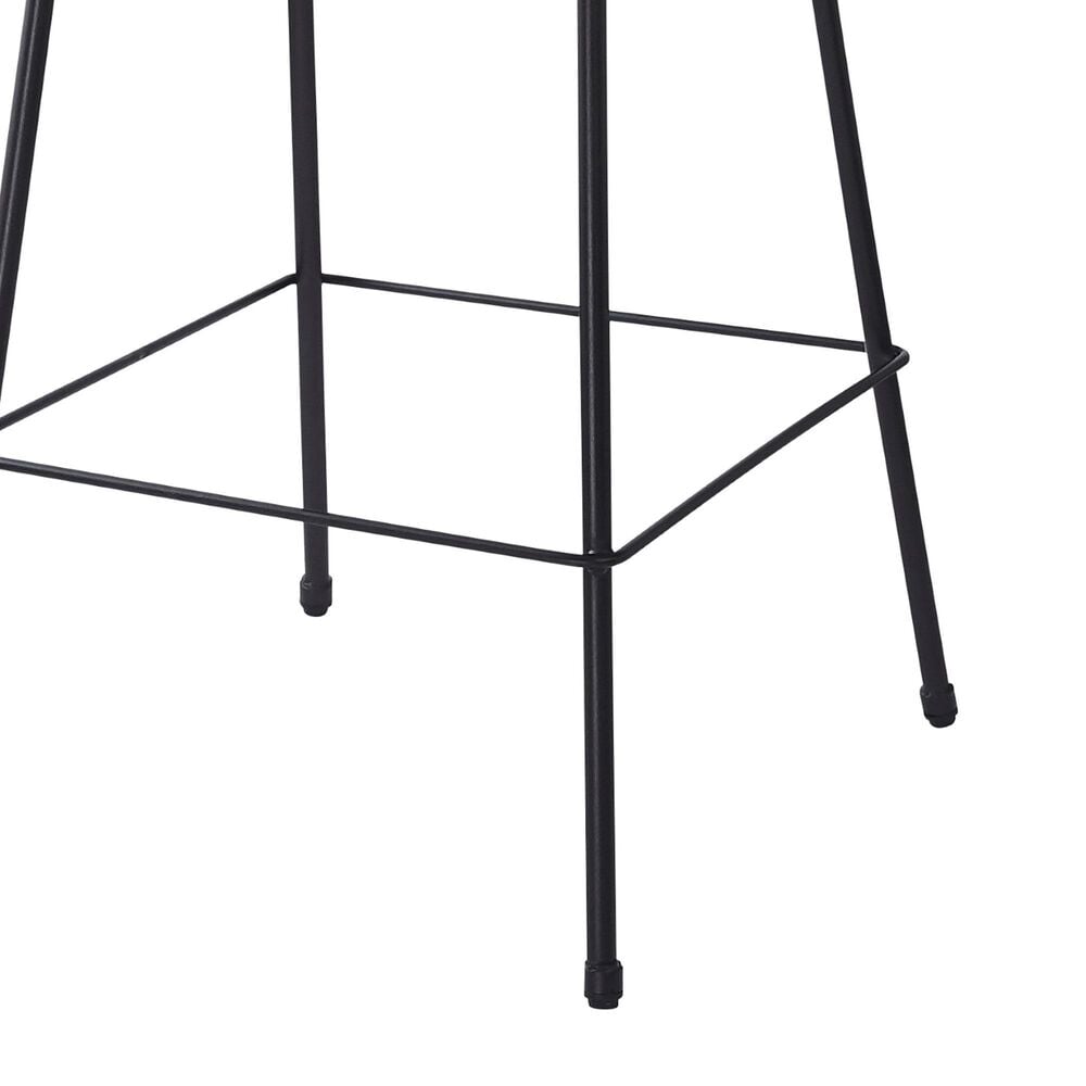 Hearth and Haven Ferrara Outdoor Faux Wicker Barstool in Green (Set of 2), , large