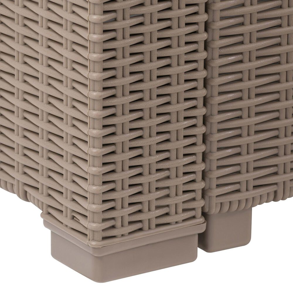 CorLiving Lake Front 5-Piece Patio Chat Set in Beige, , large