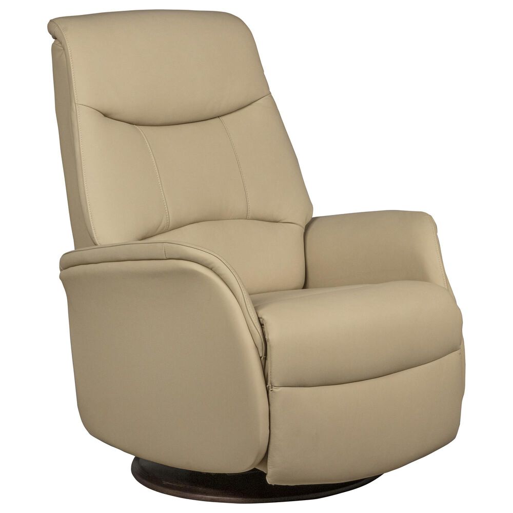 Italiano Furniture Royce Power Swivel Glider Recliner in Taupe, , large
