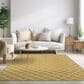 Dalyn Rug Company York 8" x 10" Gold Indoor/Outdoor Area Rug, , large