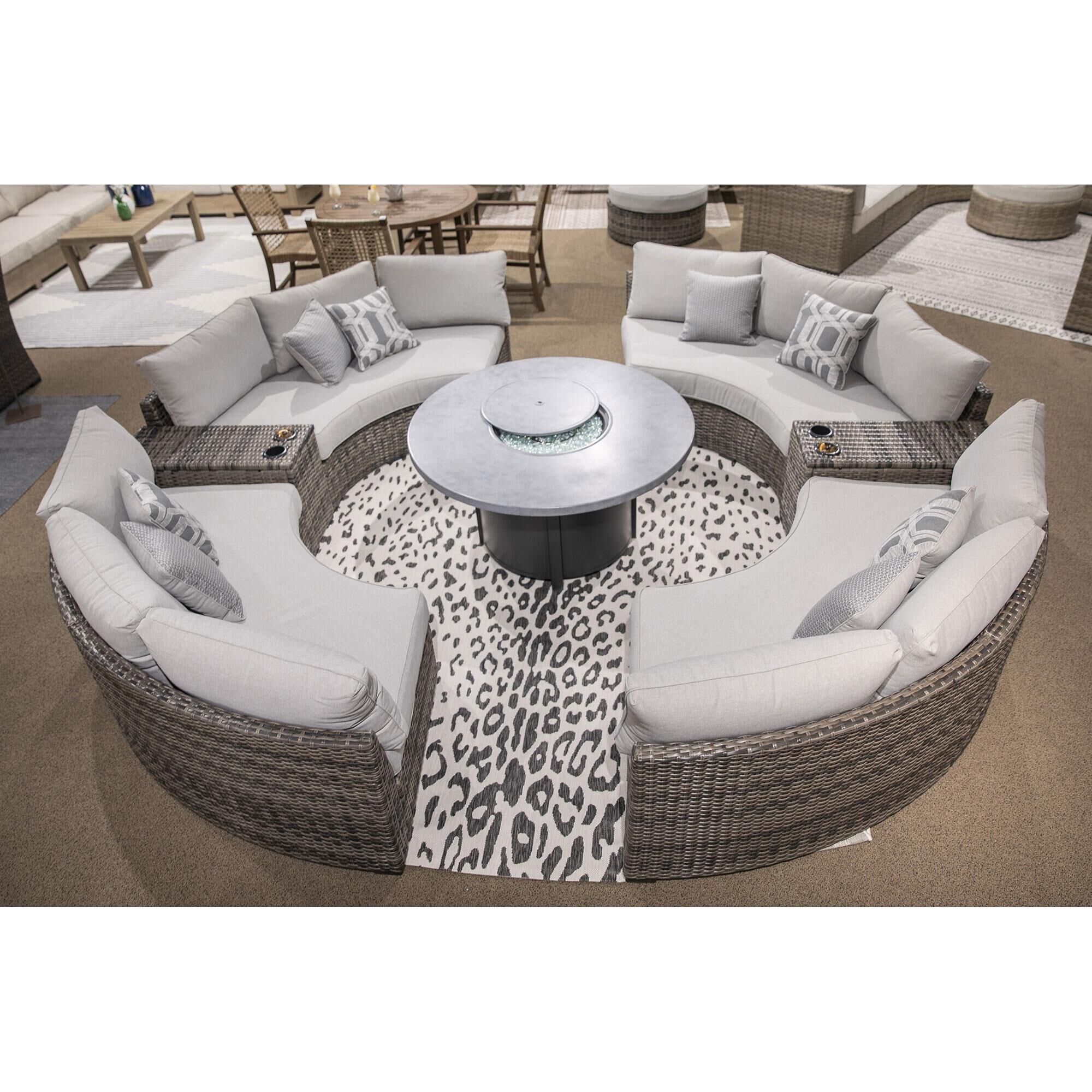 Signature Design by Ashley Harbor Court Curved Loveseat with