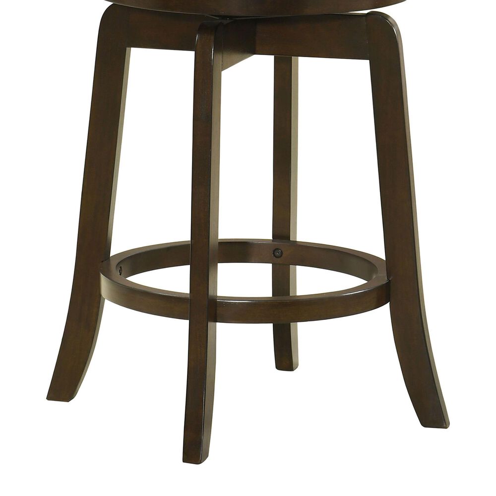 Coaster Murphy Swivel Counter Stool in Dark Cherry, , large
