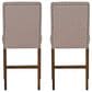 Linon Home Decor Spiva Counter Stool with Tan Cushion in Brown (Set of 2), , large