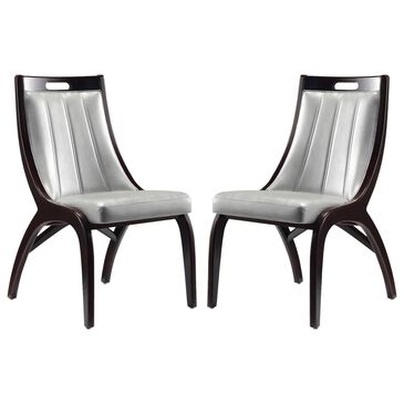 Dayton Danube Side Chair in Silver (Set of 2), , large