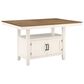 Steve Silver Hyland Counter Table with 20" Leaf in Milk and Honey - Table Only, , large