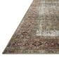 Amber Lewis x Loloi Georgie 2" x 5" Moss and Salmon Area Rug, , large