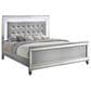 New Heritage Design Valentino King Bed in Silver, , large
