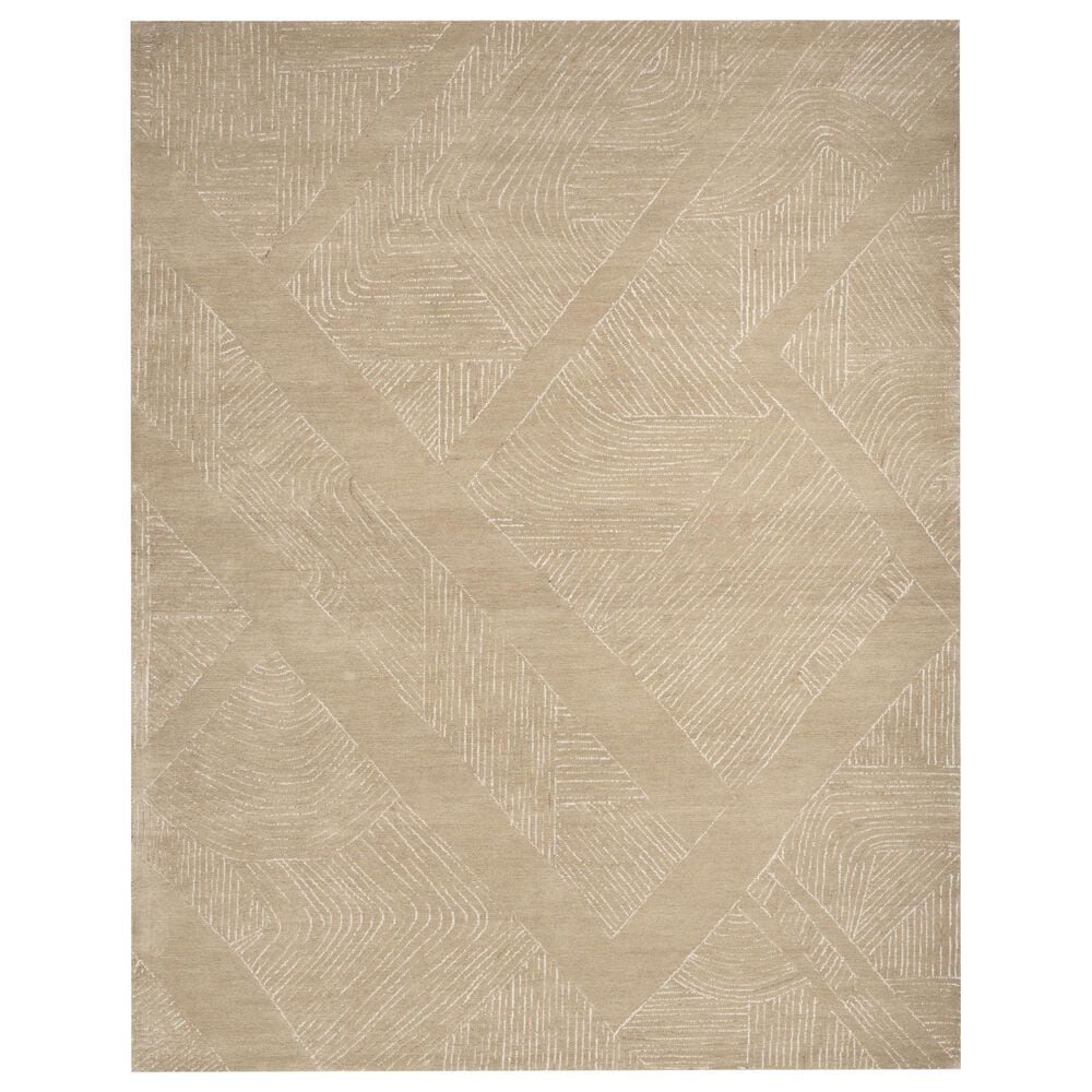 Nourison Pure Patterns Camel 7"9" x 9"9" Area Rug, , large
