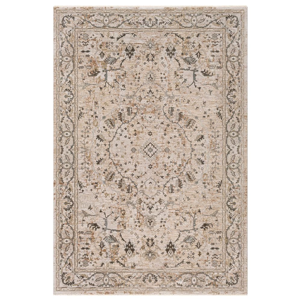 Surya Brunswick 2" x 3" Ivory, Gray and Green Area Rug, , large